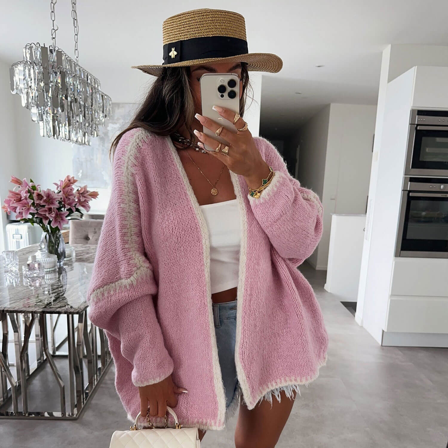 Veronica Jacquard Cardigan