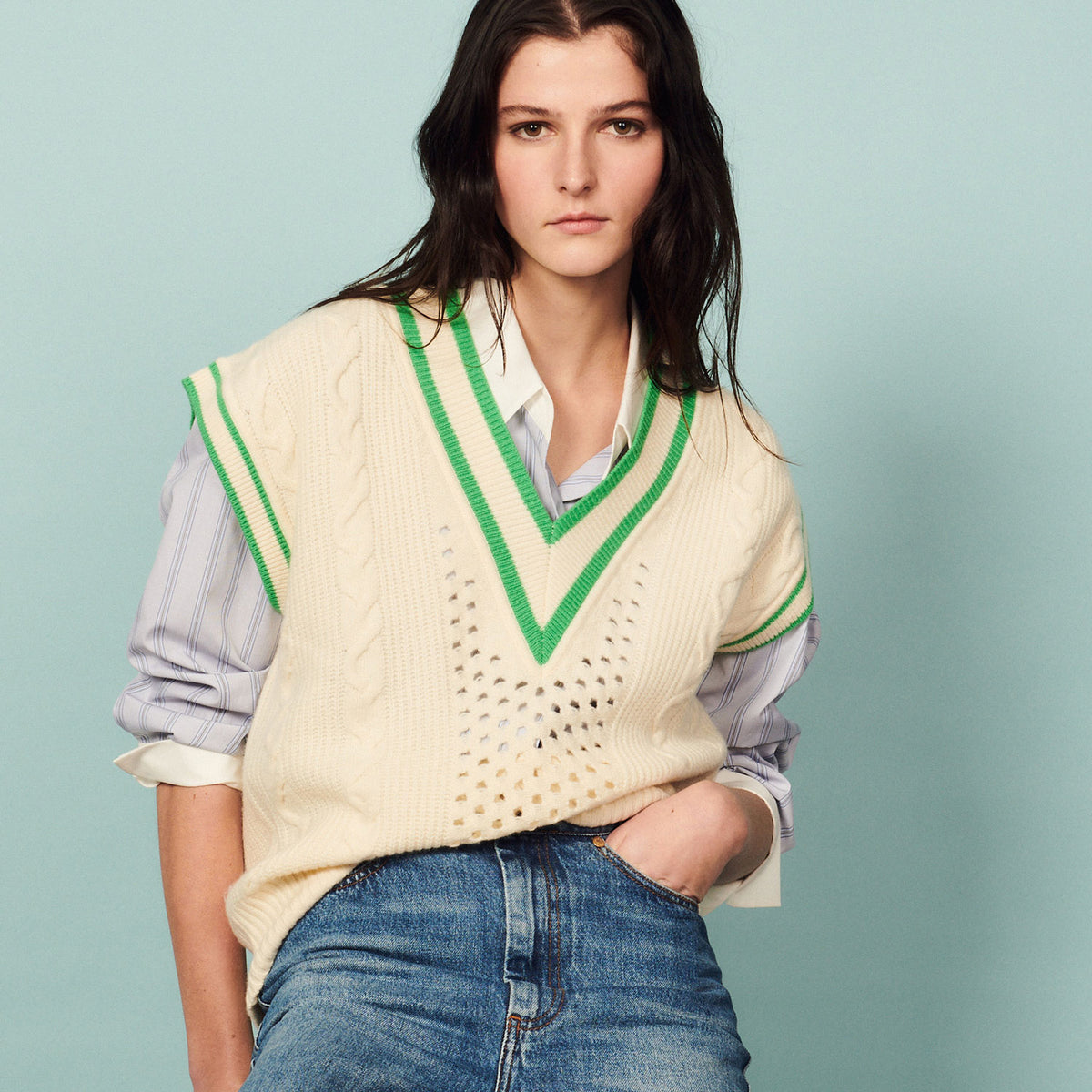 Sweater Vests for Women - Black, Brown, Argyle & Cable Knit