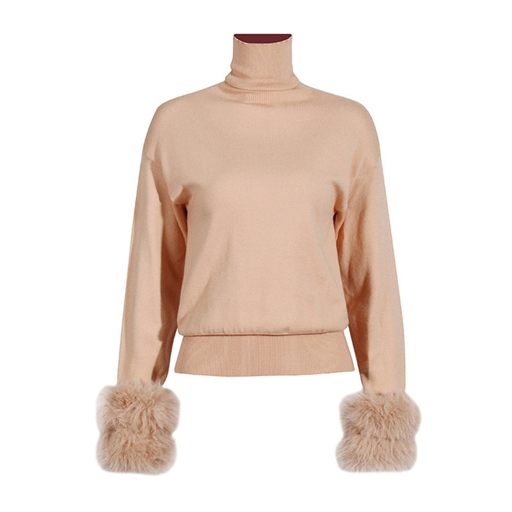 【MAISON MINED】21FW★ MILD COZY TURTLE NECK KNIT 206937252-1-beige