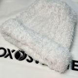 Cute Solid Color Fluffy Faux Fur Warm Winter Knitted Bucket Hat