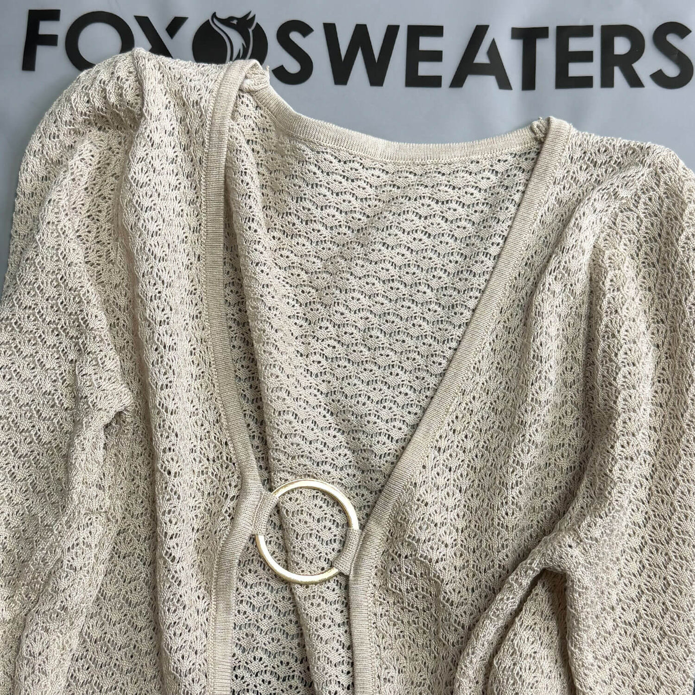 新品未使用select calin mutton sleeve knit Ribbon Knit Top – KUOSE.com