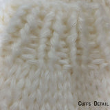 Oversized High Neck Drop Shoulder Handmade Chunky Knit Sweater