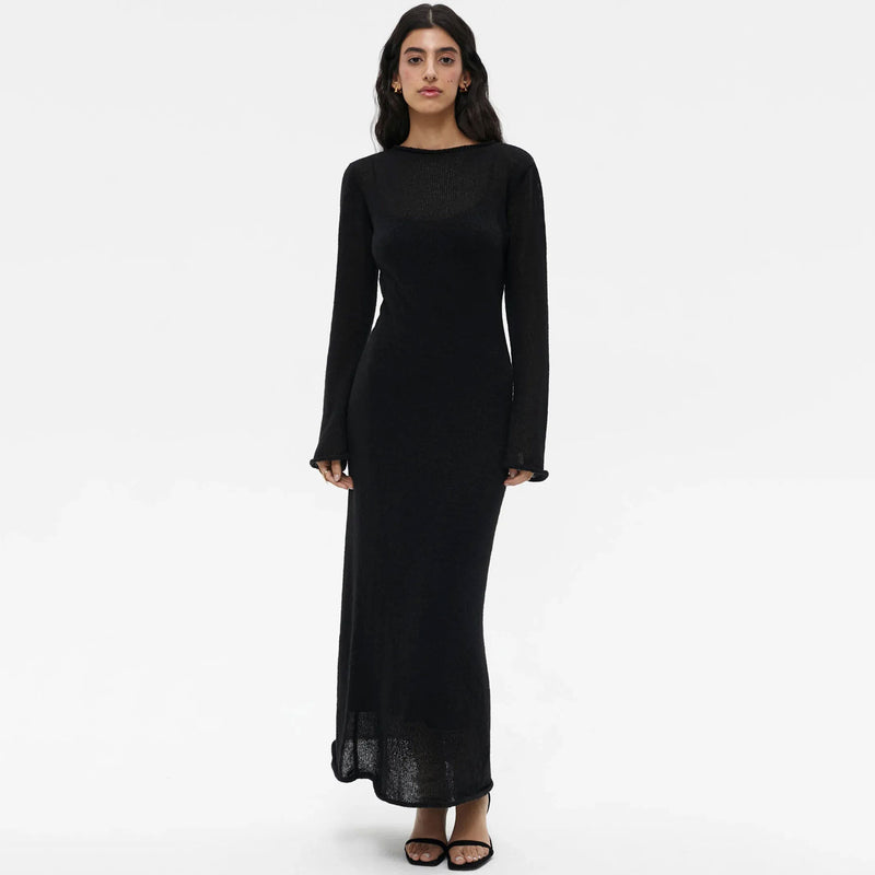 Versatile Scoop Neck Slip and Crew Neck Sheer Cover Up Maxi Dress