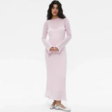 Versatile Scoop Neck Slip and Crew Neck Sheer Cover Up Maxi Dress