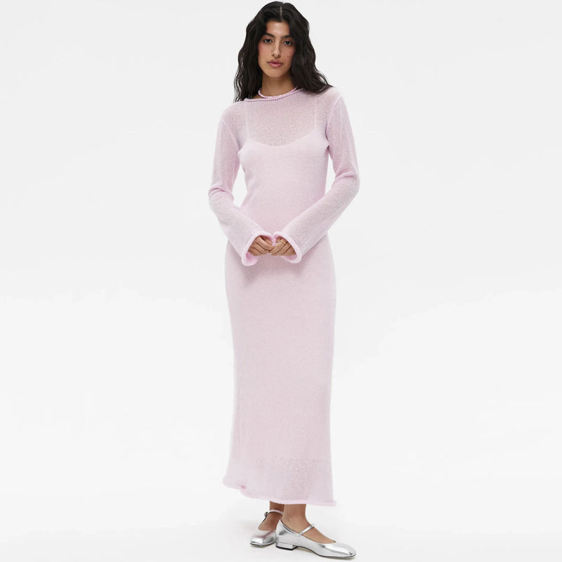 Versatile Scoop Neck Slip and Crew Neck Sheer Cover Up Maxi Dress