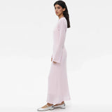 Versatile Scoop Neck Slip and Crew Neck Sheer Cover Up Maxi Dress