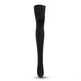 Winter Solid Color Cotton Blend Thigh High Textured Knit Socks